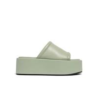 L37 - Tongs - Femme - Chaussures - Vert - Taille: 38 EU
