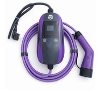 L3A Chargeur portable Véhicule électrique fixation murale 3 7 kW Câble 5m Intensité 6A à 16A Charge différée Voiture électrique