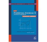 L3M1 Problèmes d'analyse II Intégration - J. Kaczor Wieslawa - Edp Sciences - broché - Etude