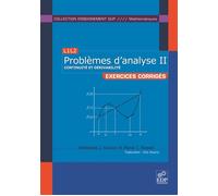 L3M1 Problèmes d'analyse II Intégration - J. Kaczor Wieslawa - Edp Sciences - broché - Etude