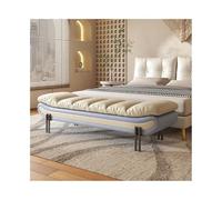 L3s9mPzVb4 Banc de lit Tabouret de Chevet Chambre à Coucher Luxe léger, Repose-Pieds lit, Tabouret vêtements, canapé, Petit Loisirs, Banc Chaussures(Blue,Grand)