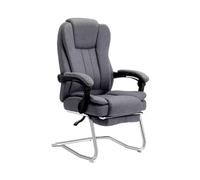 L3s9mPzVb4 Chaise de Bureau Chaise d'ordinateur à la Mode, Chaise de Bureau Domicile, Dossier Haut, Confortable, sédentaire, canapé nœud(Grigio)