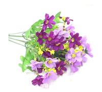 L3s9mPzVb4 Fleurs artificielles Bouquet de Fleurs Marguerite Gerbera artificielles, for décoration Jardin Maison, Bricolage d'arches Mariage, mariée Mural(H)