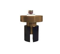 L3s9mPzVb4 Table Basse Table d'appoint en métal de 17,7 Pouces, entièrement assemblée, Table Chevet et Ronde, for Le Salon la Chambre à Coucher