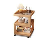 L3s9mPzVb4 Table de Chevet Table de Chevet Amovible en Bois Massif, Simple, Moderne, Petite Table d'appoint, Armoire Rangement multifonctionnelle(Petit)