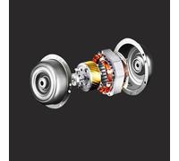 L3s9mPzVb4 Ventilateur d'extraction de confort Ventilateur d'extraction puissant, petite fenêtre murale de 6 pouces, for salle bains, DC, 16W, for la maison