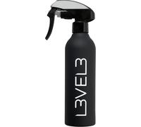 L3VEL3 Bouteille vaporisateur en caoutchouc Noir