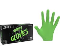 L3VEL3 Gants en nitrile M Citron Vert