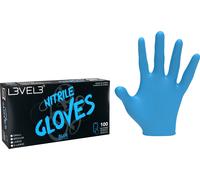 L3VEL3 Gants en nitrile S Bleu