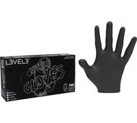 L3VEL3 Gants en nitrile S Noir