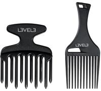 L3VEL3 Hair Pick Comb Set