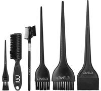 L3VEL3 Set de 6 Pinceaux de Coloration