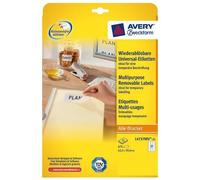 [L4737REV-25-3] Avery Lot de 3 Boîtes de 675 étiquettes enlevables 63,5 x 29,...