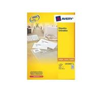 [L4743REV-25] AVERY ZWECKFORM Boîte de 300 étiquettes enlevables 99,42,3 impr...