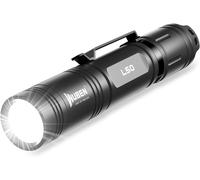 L50 Ultra Powerful Led Torch, Rechargeable Torch 1200 Lumens, Ip68 Waterproof Tactical Lamp, 5 Modes Flashlight, Military Flashlight For Camping Hiking Emergency