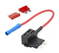 L53 Bolwins Adaptateur de câble répartiteur de câble 15 cm ATO standard Add-a-Circuit Support de fusible plat pour voiture moto 12 V 24 V Accessoires