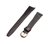 L6NqIAG Bracelet de montre vintage en cuir PU gaufré, fin et souple, 12 mm, 14 mm, 16 mm, 17 mm, 18 mm, 19 mm, 20 mm, 21 mm Bracelet Montre((brown) gold buckle,19mm)