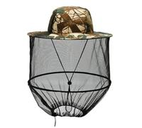 L6NqIAG Chapeau anti-moustiques avec filet en maille, protection contre les insectes, for hommes et femmes, solaire d'extérieur, casquette de pêche Chapeau anti-moustiques(Color 5)