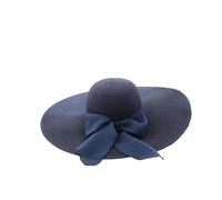 L6NqIAG Chapeau Fedora Paille Large Bord Femme, avec visière, idéal Plage et Soleil, Style élégant, Protection optimale Chapeau de Paille Femme(Color 1)