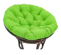L6NqIAG Coussin de siège Rond Simple avec Dossier for hamac Balcon, Housse d'extérieur Coussin de Jardin(Fruit Green,90x90cm)