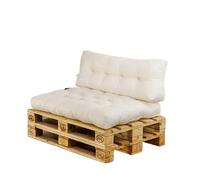 L6NqIAG Coussin de Sol for canapé, Grand Coussin Triangulaire for tête lit, Repos, Confort, Oreiller Taille, Support for compensé Coussin de Jardin(Beige,120x80x12cm)