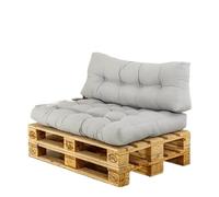 L6NqIAG Coussin de Sol for canapé, Grand Coussin Triangulaire for tête lit, Repos, Confort, Oreiller Taille, Support for compensé Coussin de Jardin(Light Grey-2,120x80x12cm)