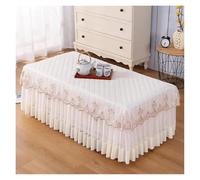 L6NqIAG Housse de Table en Dentelle Housse rectangulaire en Dentelle for Table Basse, Jupe brodée Anti-poussière, Nappe Tissu, Housse antidérapante for Meuble TV(Color 7,90x150x H40cm)