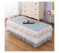 L6NqIAG Housse de Table en Dentelle Housse rectangulaire en Dentelle for Table Basse, Jupe brodée Anti-poussière, Nappe Tissu, Housse antidérapante for Meuble TV(Red,65x120x H40cm)