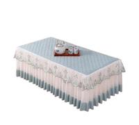 L6NqIAG Housse de Table en Dentelle Nappe en Dentelle Simple et élégante, rectangulaire, for Table Basse ou Salle à Manger, Salon Maison(Red,70x140x40cm)