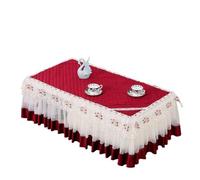 L6NqIAG Housse de Table en Dentelle Nappe rectangulaire en Dentelle de Coton et Polyester, idéale for la Maison, Le café ou thé, for Une Table Mariage fête(Color 12,65x120x40cm 1pcs)