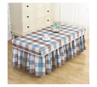 L6NqIAG Housse de Table en Dentelle Nappe rectangulaire en Tissu à Carreaux, Anti-poussière, Plusieurs Options, décoration intérieure(Color 2,80x140x40cm 1pcs)