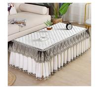 L6NqIAG Housse de Table en Dentelle Nappes de Mariage en Dentelle Blanche, Housses Table à Carreaux, Manteaux rectangulaires lavables(Purple,70x140x40cm 1pcs)