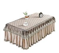 L6NqIAG Housse de Table en Dentelle Nappes de Table Blanches en Dentelle for Mariage, Housses à Carreaux, rectangulaires lavables et Anti-poussière(Color 6,70x140x40cm 1pcs)