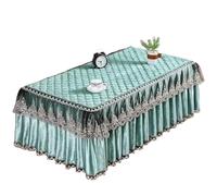 L6NqIAG Housse de Table en Dentelle Nappes de Table Blanches en Dentelle for Mariage, Housses à Carreaux, rectangulaires lavables et Anti-poussière(Color 3,80x140x40cm 1pcs)