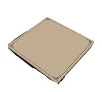 L6NqIAG Housse de Table Mahjong 90 x cm, Tapis antidérapant Enroulable for Jeux Cartes et tuiles Mahjong Tapis de Mahjong(Light Grey)