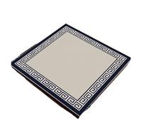 L6NqIAG Housse de Table Mahjong 90 x cm, Tapis antidérapant Enroulable for Jeux Cartes et tuiles Mahjong Tapis de Mahjong(Orange)