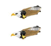 L6NqIAG Jouet électrique Suspendu for Chat, Simulation d'oiseau et d'aigle, bâton de Jeu interactif Jeux pour Chats(Eagle-2PCS)