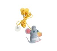L6NqIAG Jouet interactif en Corde à gratter for Chat avec Souris, rétractable et Suspendu, Accessoire for Animaux de Compagnie Jeux pour Chats(Mouse)