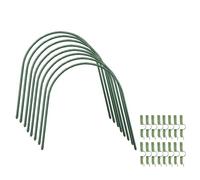 L6NqIAG Kit de Maison de Cerceau de Jardin, cerceaux de Serre Tunnel, Support de Croissance en rangée, Maisons de Jardinage, Cadre de Culture, Mini Serre for Plantes Arceaux Serre(8 PCS)