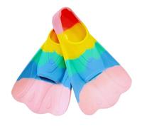 L6NqIAG Palmes de Formation 1 Paire de Palmes Natation Confortables et antidérapantes en Silicone for entraînement Professionnel, Courtes for Sports Nautiques(Color 1,S)