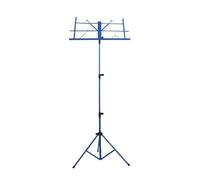 L6NqIAG Pupitre à partitions professionnel pliable et robuste avec support for pince Stands de musique(Blue)