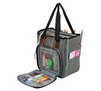L6NqIAG Sac de Rangement for Outils de Tricot, Sac de Rangement Portable, Sac de Rangement for Fils de Bricolage Pochette à Outils de Crochet(AC238-C2)