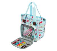 L6NqIAG Sac de Rangement for Outils de Tricot, Sac de Rangement Portable, Sac de Rangement for Fils de Bricolage Pochette à Outils de Crochet(AC238-C4)