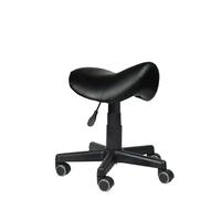 L6NqIAG Tabouret Roulant Tabouret Roulant Chaises de barbier Salon beauté Mobilier Design Chaise Coiffure pivotante à Ascenseur Domicile(A 36-46cm Black)