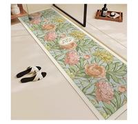 L6NqIAG Tapis de Couloir Tapis for Salle de Bain, Sol, Toilettes, Zone Douche, Rose, Plantes, Fleurs, décoration la Maison(Color 3,1pc 70x100cm)