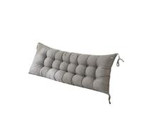 L6NqIAG Tête de lit, oreillers Lecture, Chaise Chevet, Lombaire, Oreiller, Dossier compensé, ménager Coussin de Jardin(Gray,120x50cm)