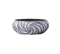 L6x2N9b5 Pots de Fleurs Jardinière en Fibre de Verre texturée Spirale avec Trou Drainage for fenêtres Bureau à Domicile