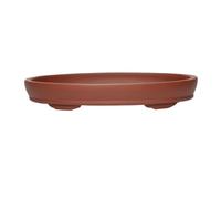 L6x2N9b5 Soucoupe végétale Bac d'égouttage for Palette de Plantes Jardin 14,1 Pouces, for Pot Fleurs d'intérieur et d'extérieur en Argile Sable Violet(Red)