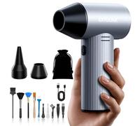 L7 Souffleur Air Comprimé, 330000 TR/Min Souffleur Batterie avec 360° Dissipation Chaleur, 7500mAh Mini Souffleurs sans Fil Puissant avec kit de Nettoyage pour Hôte, PC, Clavier, Cartes Graphiques