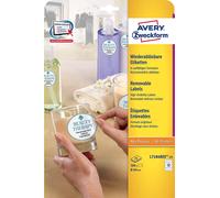 [L7104REV-25] AVERY ZWECKFORM Paquet de 300 Etiquettes Enlevables Rondes Diam...